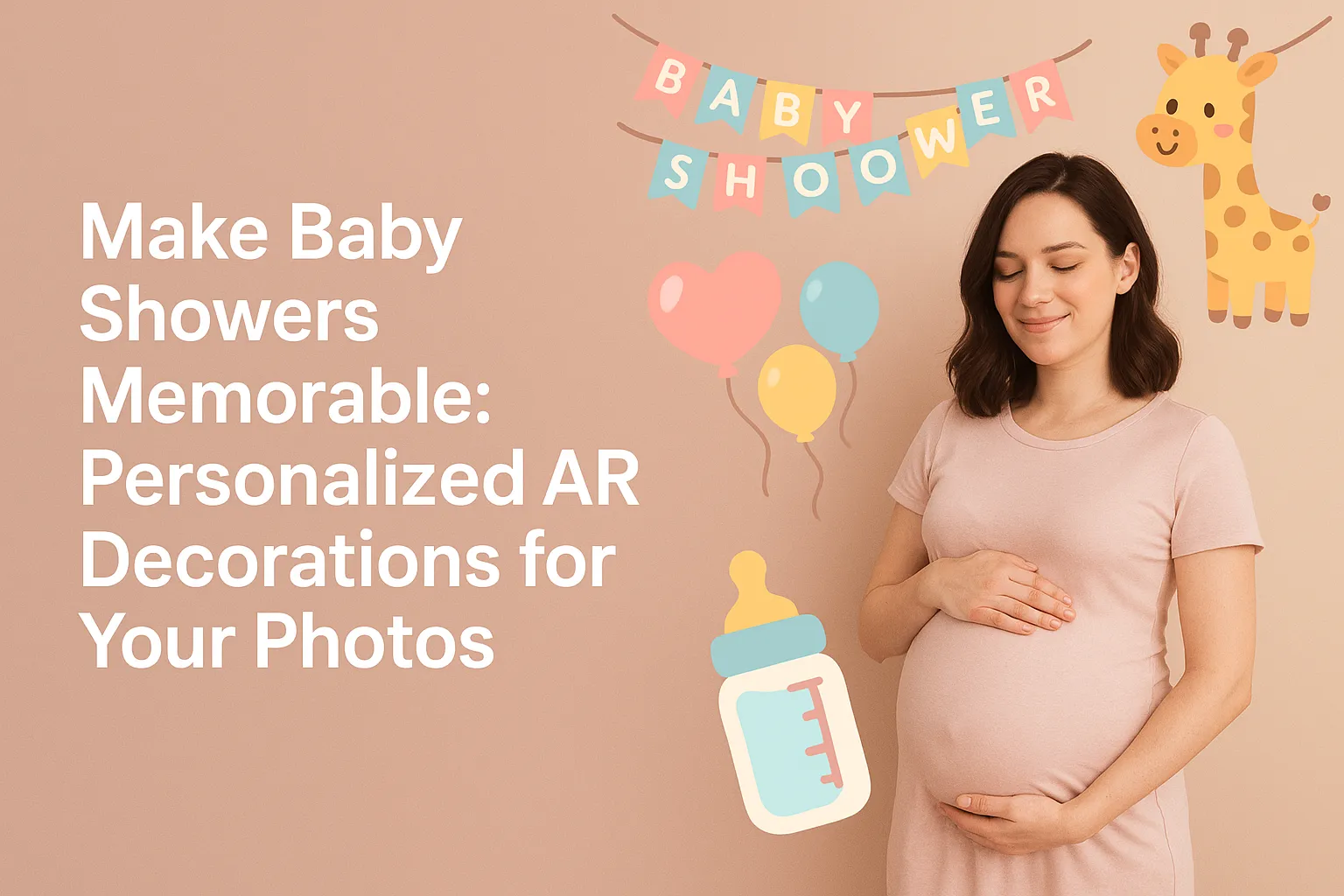 Personalized AR Decorations for Baby Shower Photos with Stickar